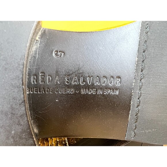 Freda Salvador Joan Chelsea Boots Womens 5 M Brass Snake Embossed Leather NWB - Picture 11 of 12